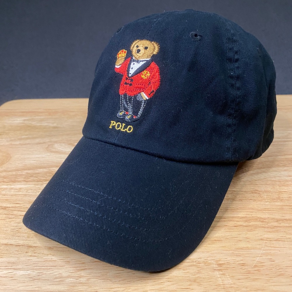 Polo Ralph Lauren Lunar New Year Polo Bear Ball Cap Black One Size Adjustable